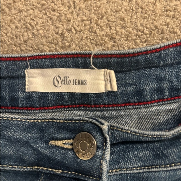 Cello Blue and Gold A-Line Mini Skirt - Picture 2 of 4